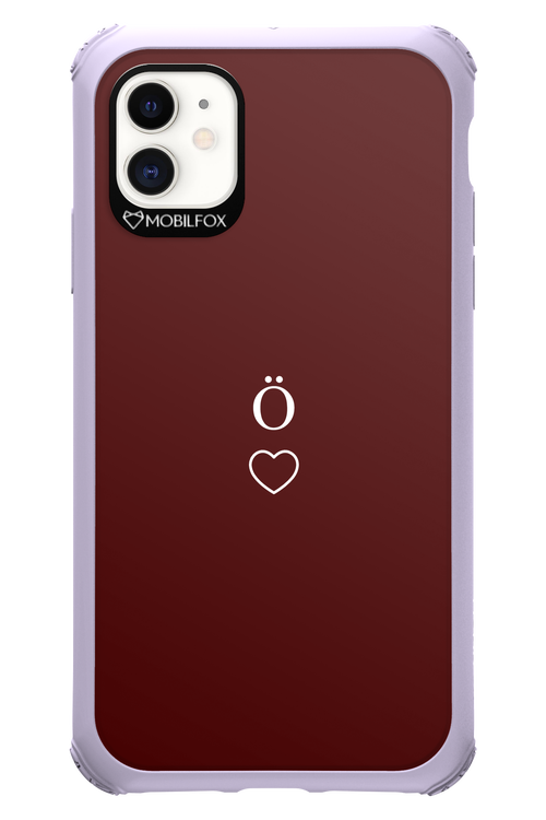 O Burgundia II 2.0 - Apple iPhone 11