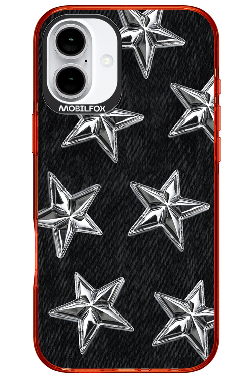 Chrome Stars - Apple iPhone 16 Plus