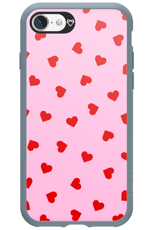 Sprinkle Heart Pink - Apple iPhone SE 2020