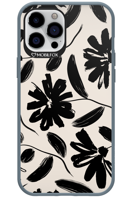 Monochrome Flowerss 2.0 - Apple iPhone 12 Pro Max