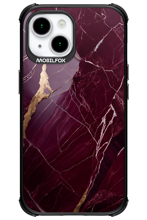 Burgundy Marble 2.0 - Apple iPhone 15