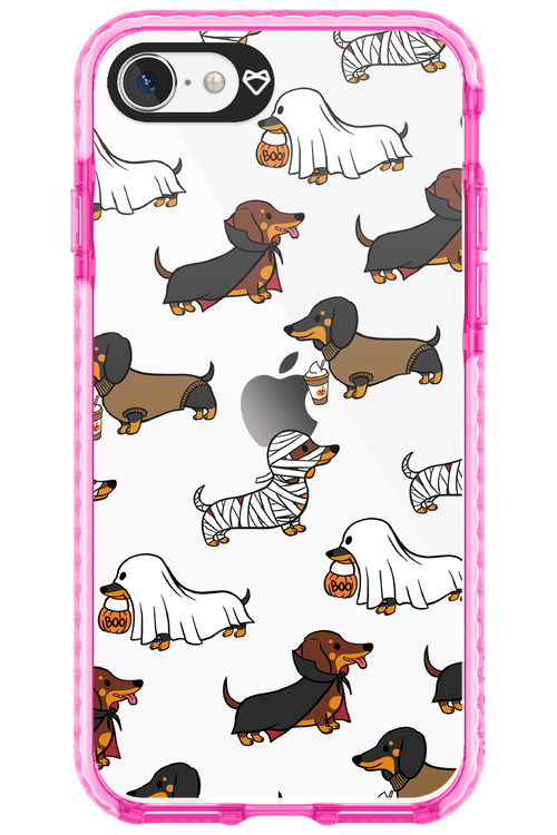 Scary Dachshund (Transparent) - Apple iPhone SE 2022