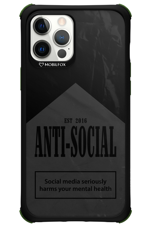 ANTI-SOCIAL (BLVCK) 2.0 - Apple iPhone 12 Pro Max