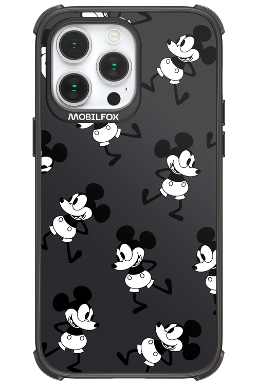 Iconic Mouse (antracite pattern) - Apple iPhone 14 Pro Max