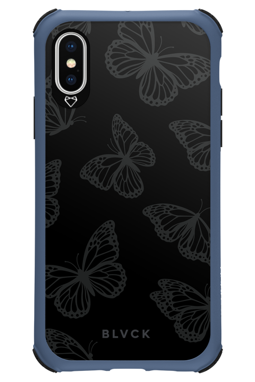 Black Butterflies - Apple iPhone XS