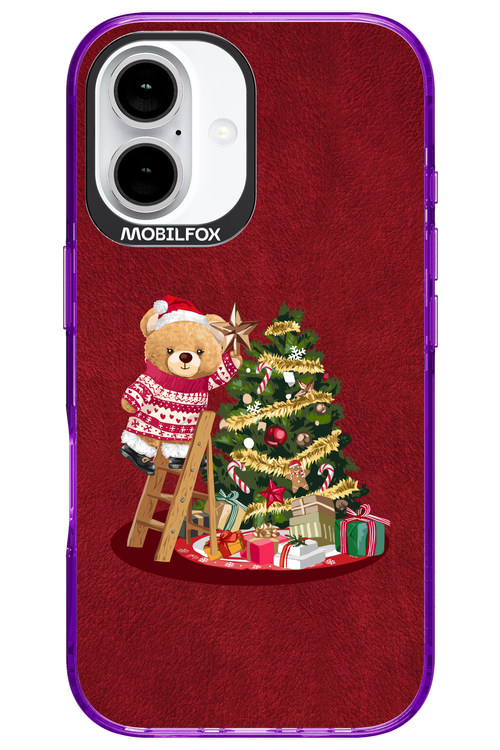 Christmas Bear (Burgundy) - Apple iPhone 16