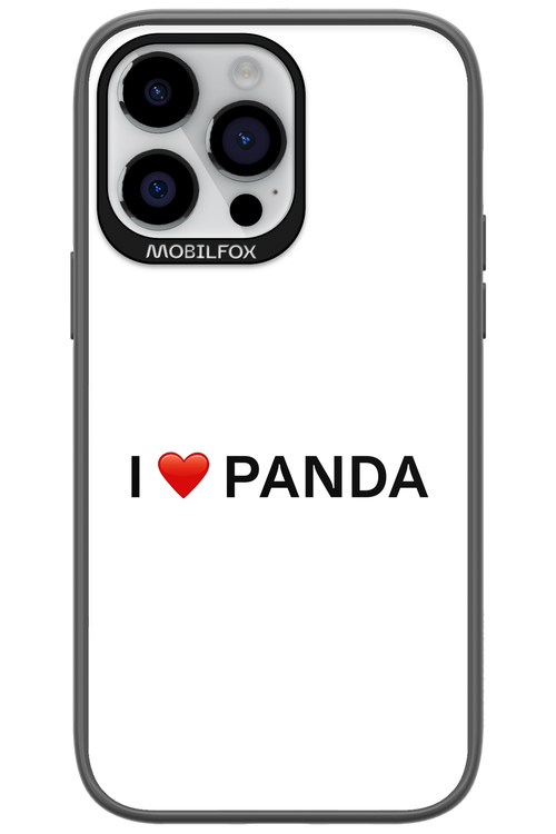 Panda Love White - Apple iPhone 14 Pro Max
