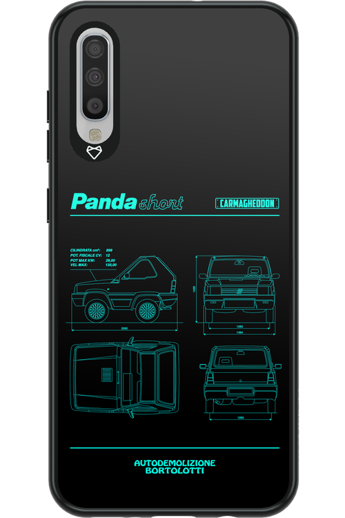 Panda Car Blue - Samsung Galaxy A70