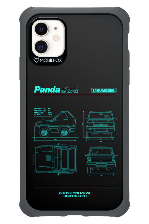 Panda Car Blue - Apple iPhone 11