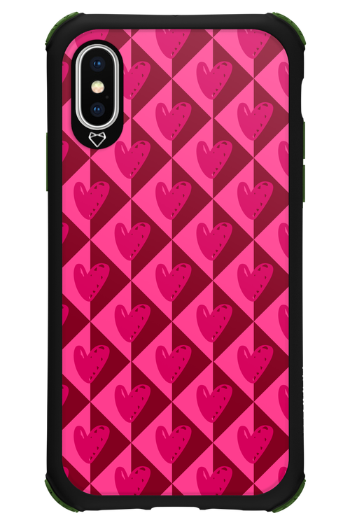 Holiday Heartss - Apple iPhone X