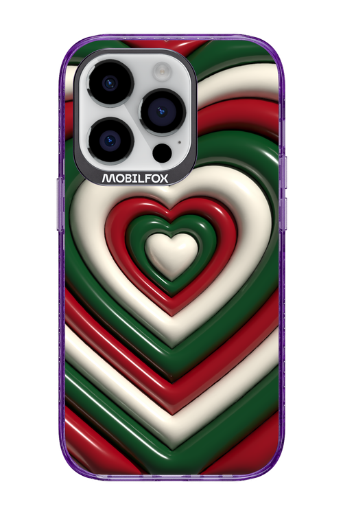 XMAS Hearts - Apple iPhone 14 Pro