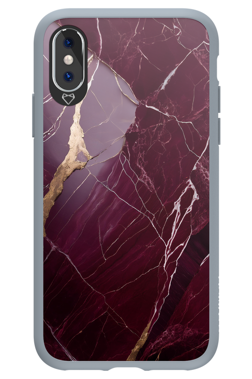 Burgundy Marble 2.0 - Apple iPhone X