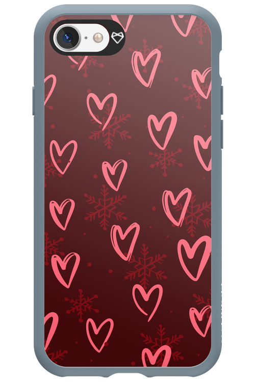Christmas Hearts - Apple iPhone 7