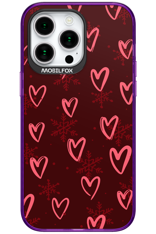 Christmas Hearts - Apple iPhone 15 Pro Max