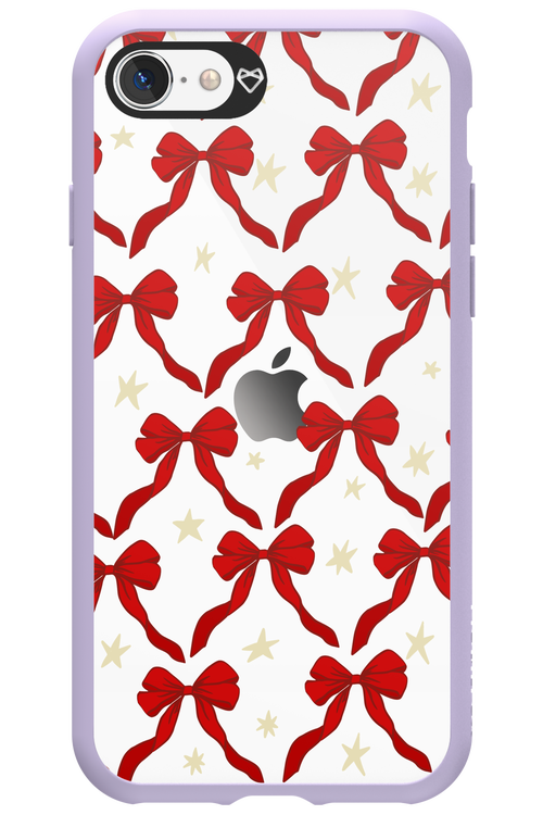 Bow & Stars (Transparent) - Apple iPhone SE 2022