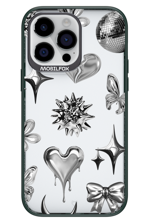 Silver Zone Transparent - Apple iPhone 14 Pro Max