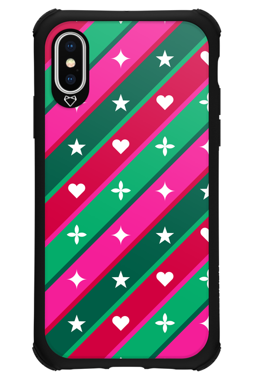 Christmas Stripes - Apple iPhone X