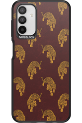 Burgundy Leopard Pattern - Samsung Galaxy A04s