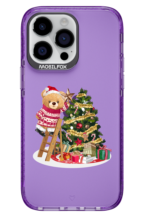 Christmas Bear (Transparent) - Apple iPhone 14 Pro Max