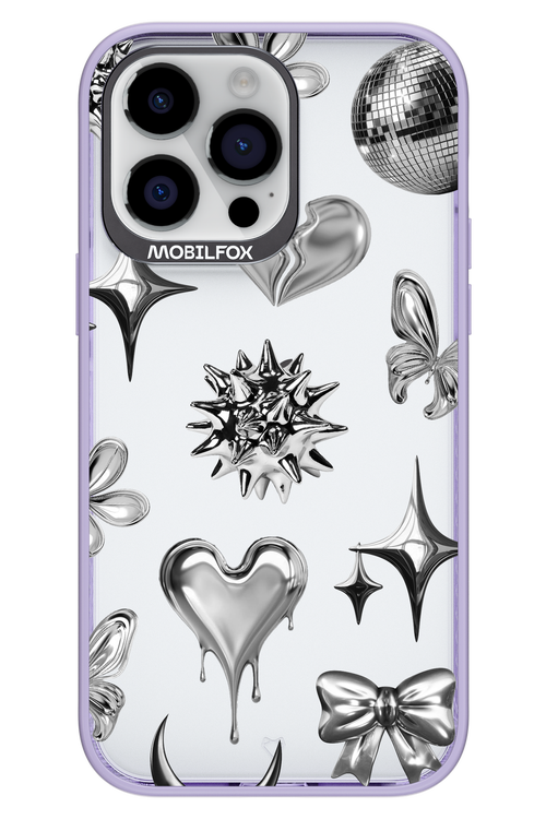 Silver Zone Transparent - Apple iPhone 14 Pro Max