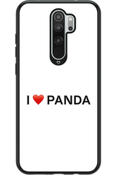 Panda Love White - Xiaomi Redmi Note 8 Pro