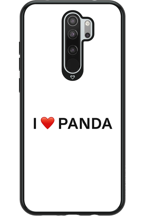 Panda Love White - Xiaomi Redmi Note 8 Pro