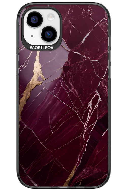 Burgundy Marble 2.0 - Apple iPhone 15 Plus