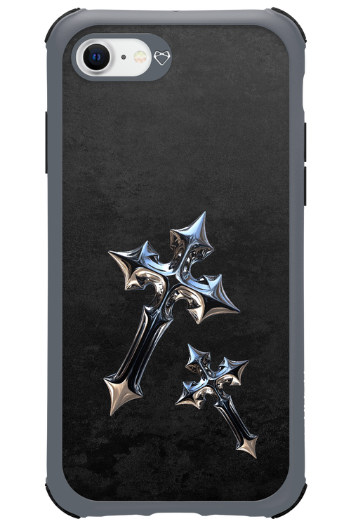 Chrome Crosses 2.0 - Apple iPhone 8