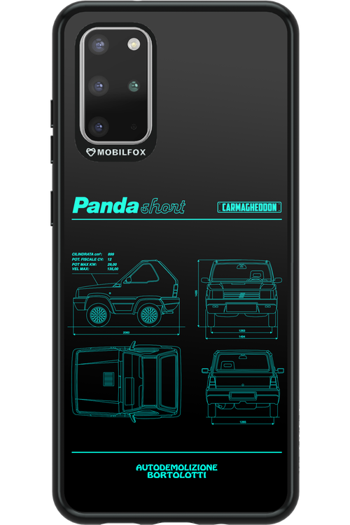 Panda Car Blue - Samsung Galaxy S20+