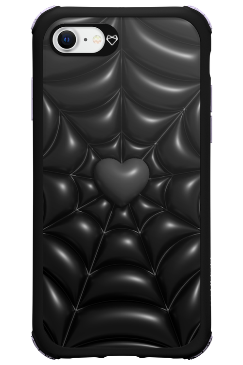 Black Spider Heart - Apple iPhone SE 2022