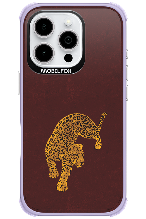 Burgundy Leopard - Apple iPhone 16 Pro