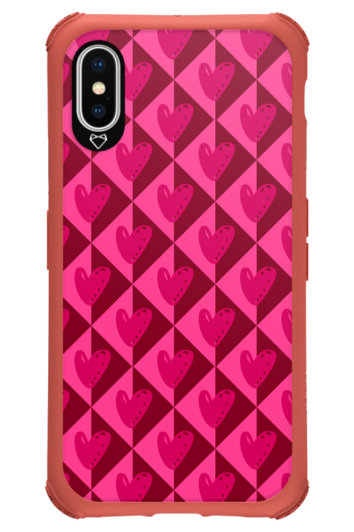 Holiday Heartss - Apple iPhone X