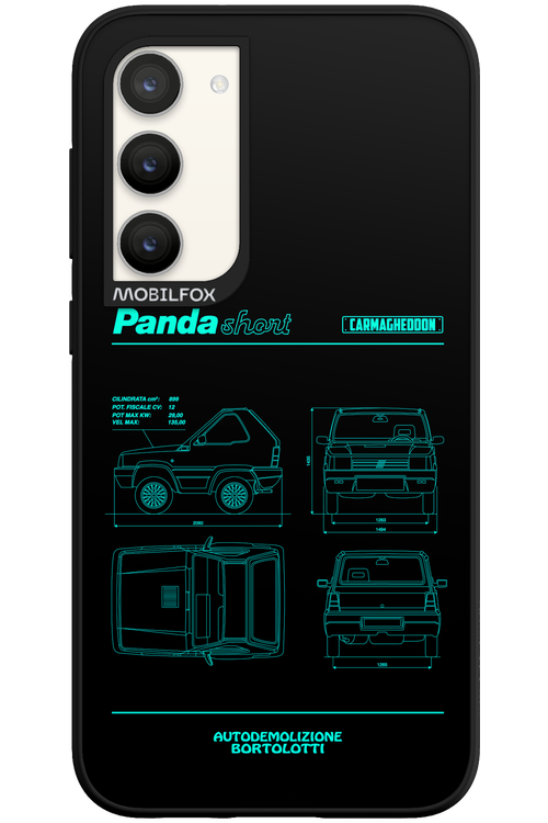 Panda Car Blue - Samsung Galaxy S23 Plus