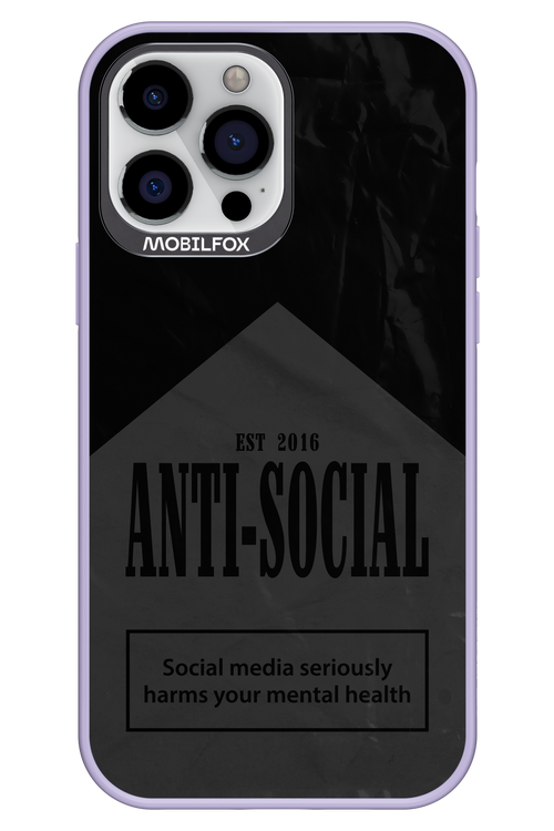 ANTI-SOCIAL (BLVCK) 2.0 - Apple iPhone 13 Pro Max