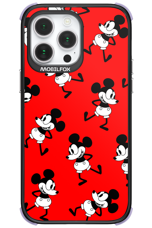 Iconic Mouse (red pattern) - Apple iPhone 14 Pro Max