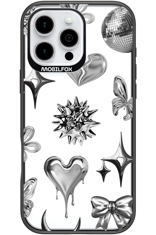 Silver Zone Transparent - Apple iPhone 16 Pro Max