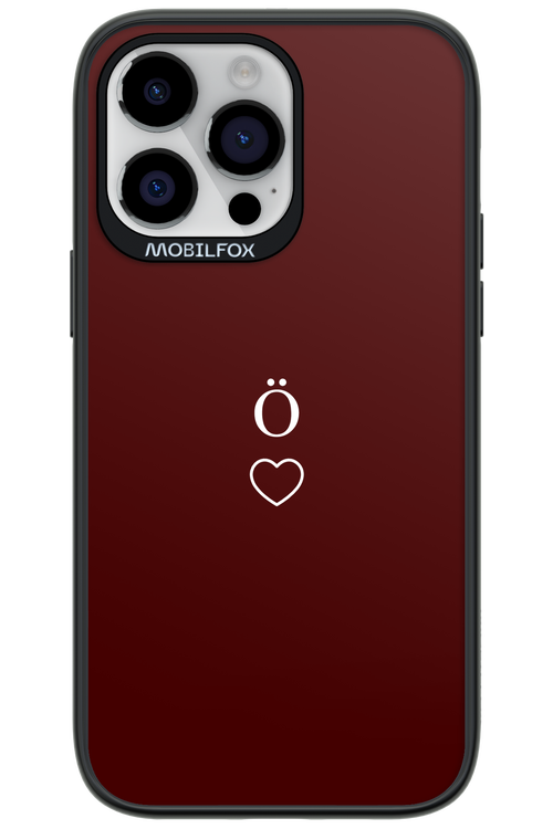 O Burgundia II 2.0 - Apple iPhone 14 Pro Max
