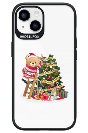 Christmas Bear (Transparent) - Apple iPhone 14