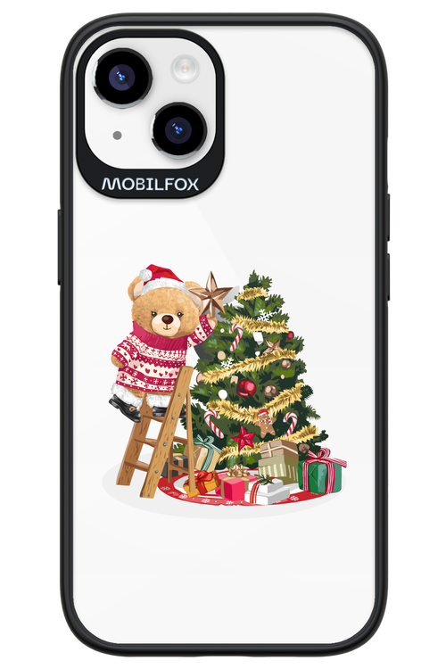 Christmas Bear (Transparent) - Apple iPhone 14