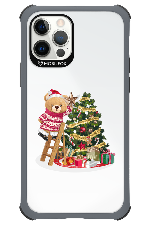 Christmas Bear (Transparent) - Apple iPhone 12 Pro