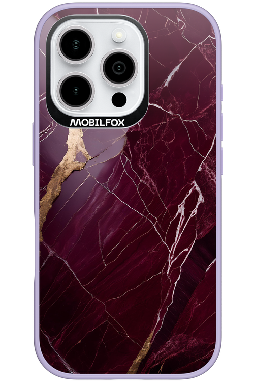 Burgundy Marble 2.0 - Apple iPhone 16 Pro