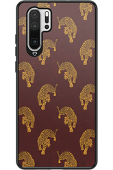 Burgundy Leopard Pattern - Huawei P30 Pro