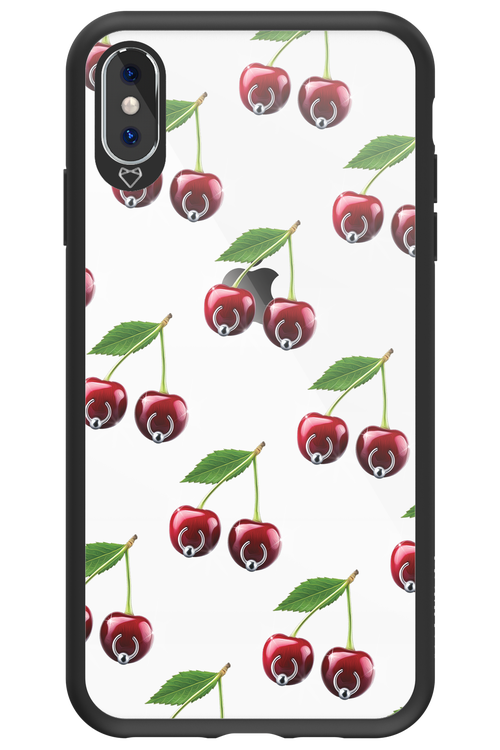 Spicy Cherries Transparent - Apple iPhone XS Max