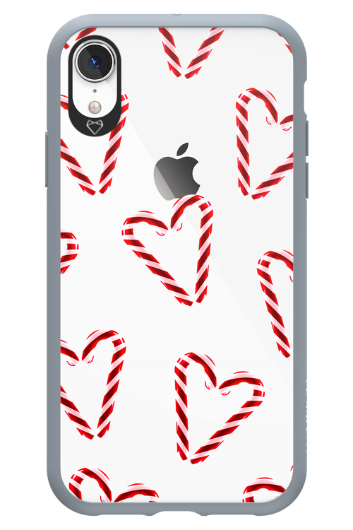 Candy Cane Hearts - Apple iPhone XR