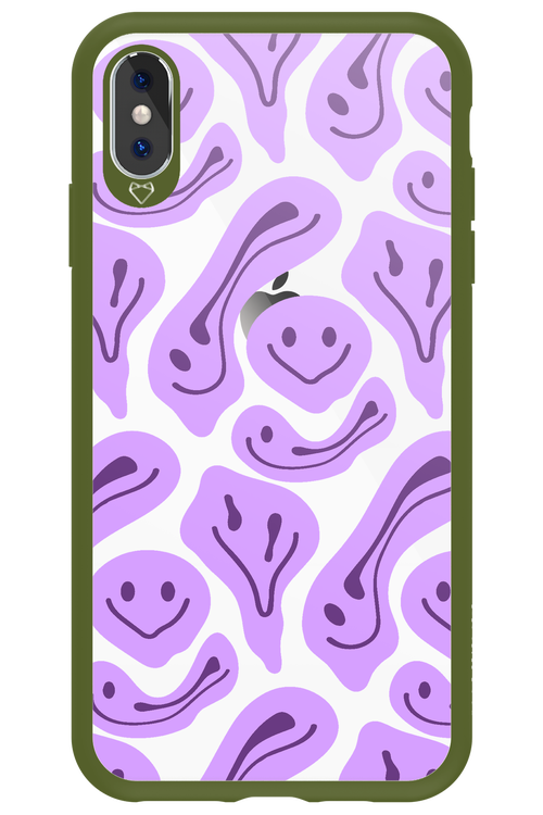 Fluid Smiley Purple - Apple iPhone XS Max