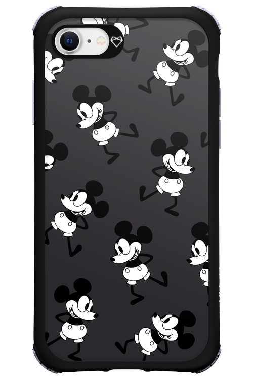 Iconic Mouse (antracite pattern) - Apple iPhone SE 2020