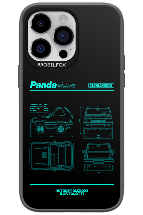 Panda Car Blue - Apple iPhone 14 Pro Max