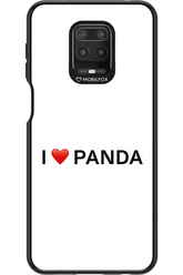 Panda Love White - Xiaomi Redmi Note 9 Pro