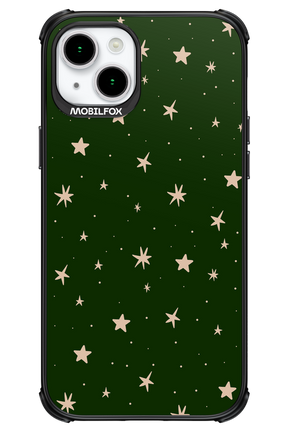 Forest Green Stars - Apple iPhone 15 Plus
