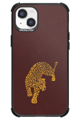 Burgundy Leopard - Apple iPhone 14 Plus